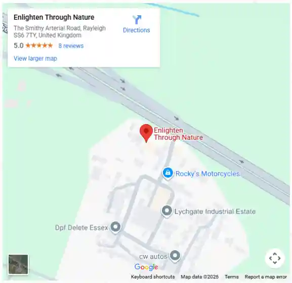 Enlighten Through Nature Essex Spa Location Map